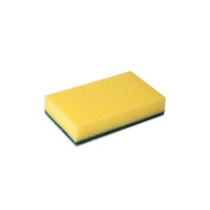 Schuurspons geel/groen, 10 stuks