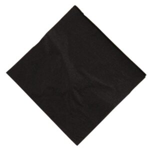 Cocktail servetten zwart, 24x24, 1/4 vw, 2000 stuks
