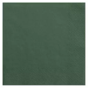 Servetten groen, 33x33, 2 laags, 2000 stuks