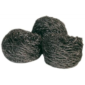 RVS schuurbol, 10 stuks