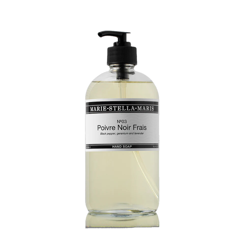 Marie-Stella-Maris, Hand soap, Poivre Noire Frais, 500ml