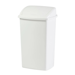 Afvalbak wit Swing, 50 liter