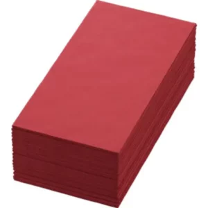 Servetten Bordeaux rood, 40x40cm, 1/8 vw, 2lgs, 2000 stuks