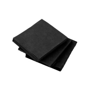 Servetten zwart, 33 x 33, 2 lgs, 1/4 vw, 2000 stuks
