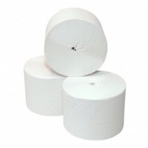 Coreless toiletpapier, 1 lgs, compact, 1400 vel, 36 rollen